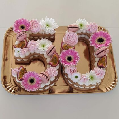 Number, letter, heart cakes...