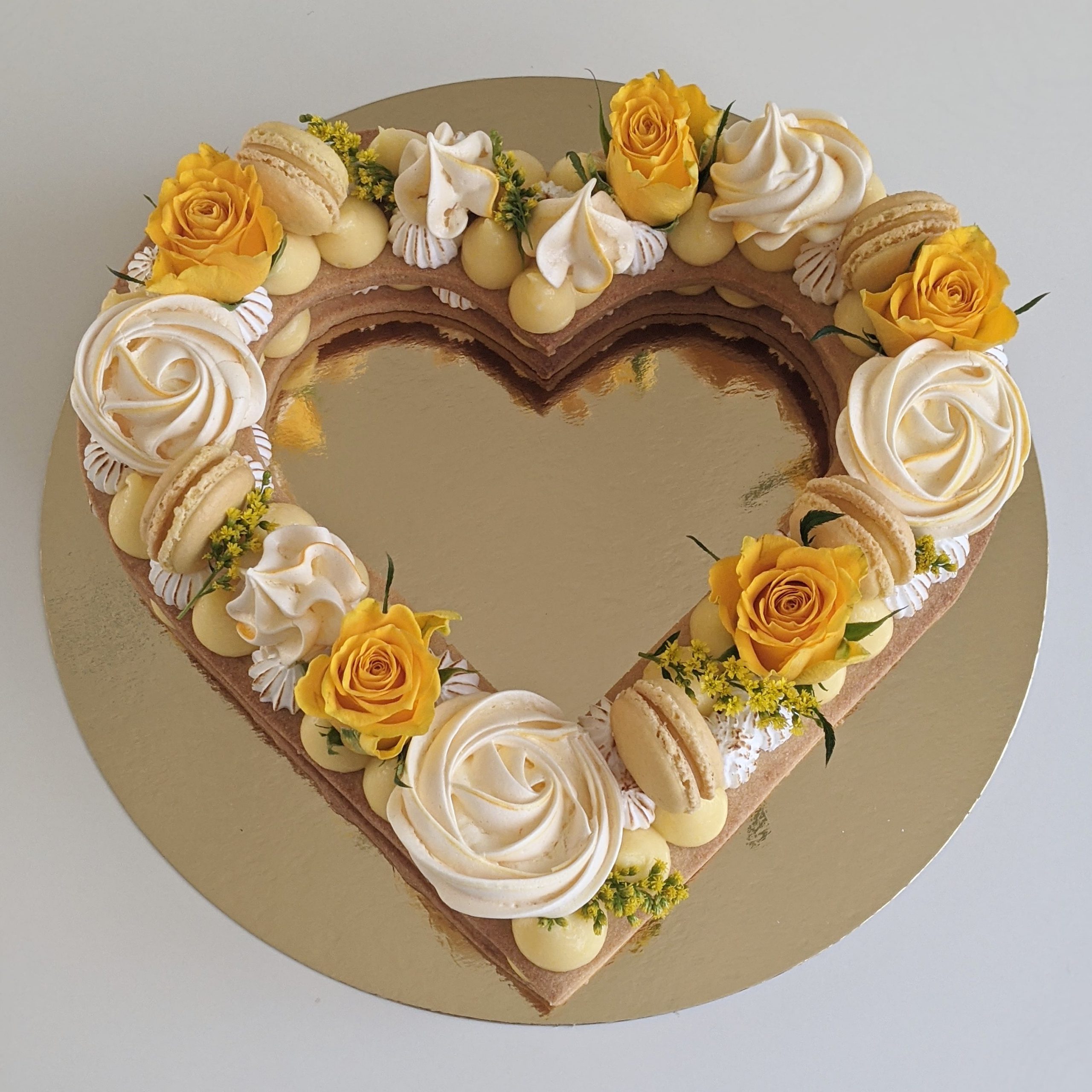 heart cake citron