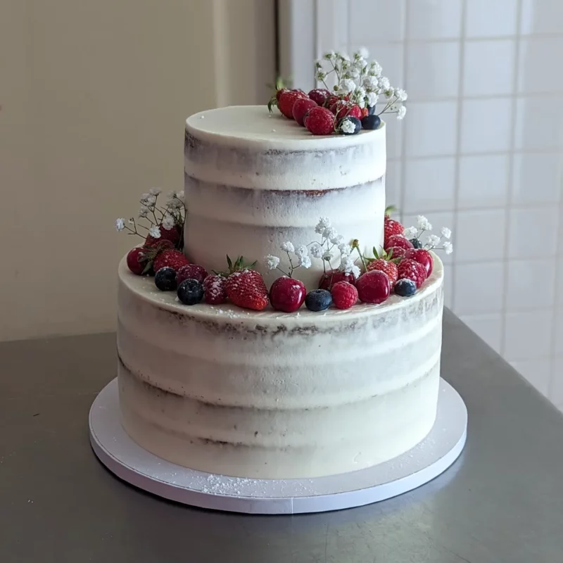 Wedding cake- Naked cake - Image 10