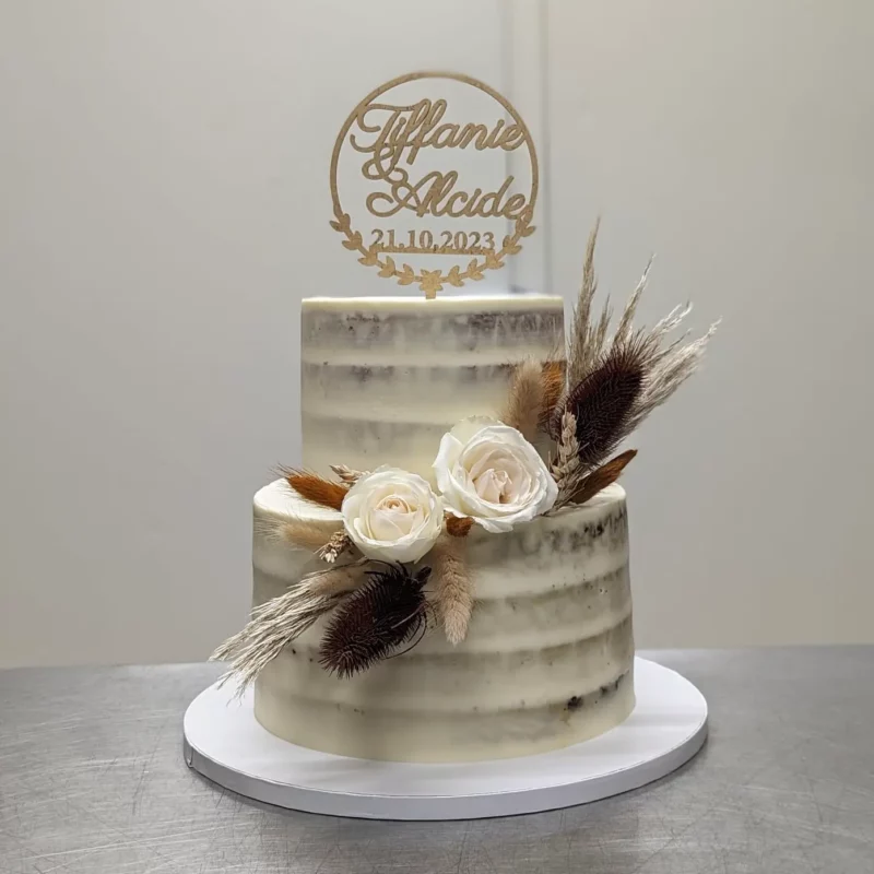 Wedding cake- Naked cake - Image 9