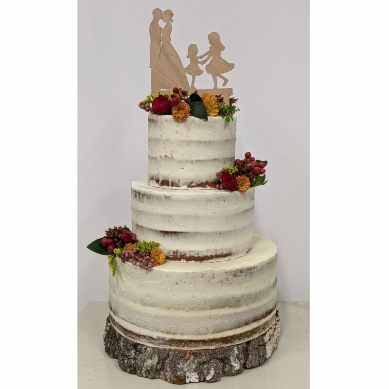Wedding cake- Naked cake - Image 11