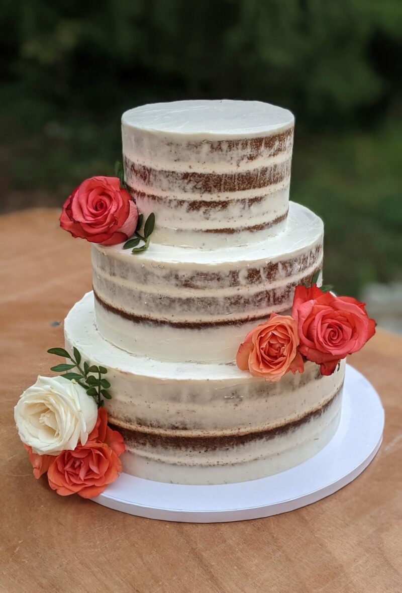 Wedding cake- Naked cake - Image 3