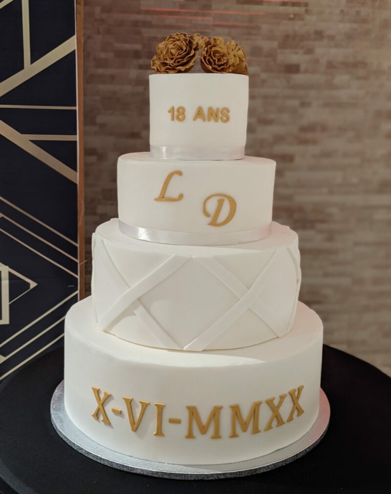 Wedding cake- Pâte à sucre - Image 5